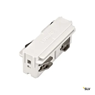 EUTRAC conector drept, electric, alb, RAL 9016