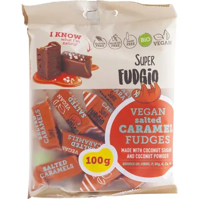 Caramele - aroma caramel sarat bio 100g Super Fudgio