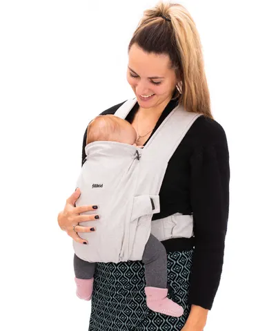 Marsupiu ergonomic Fillikid Natural Sand 3.5-20 kg