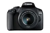 DSLR aparat foto Canon - EOS 2000D, EF-S 18-55mm, negru