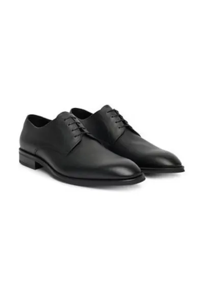 Pantofi barbatesti - piele naturala - negru - confortabili
