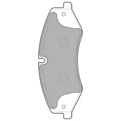 Set placute frana, frana disc DELPHI LP2176