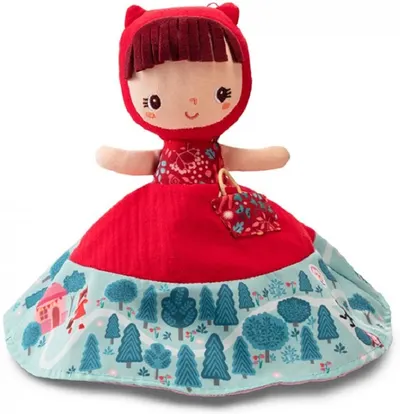 Lilliputiens Transforming Doll - Scufița Roșie, bunica și lupul