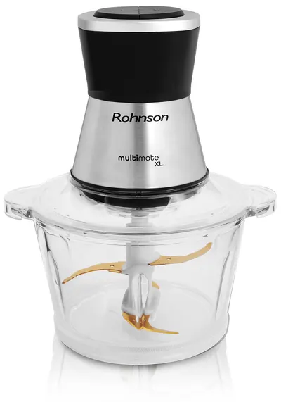 Tocător Rohnson - R-5120 Multimate XL, 2 l, 2 viteze, 700 W, gri/negru