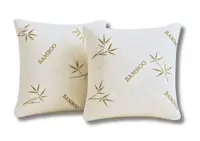 Set 2 perne Somnart Belina Bamboo din microfibra, lavabile la masina 60 x 60 cm