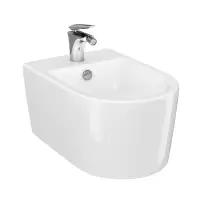 Bideu suspendat Cersanit Inverto K671-002, alb, 35.5 x 52 x 32.5 cm