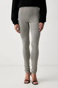 Patrizia Pepe pantaloni skinny pentru femei cu vâscoză