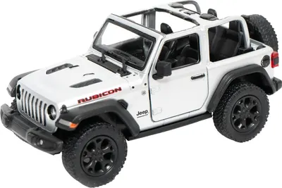 Mașină metalică Kinsmart - 2018 Jeep Wrangler Open Top, 1:34, gri deschis