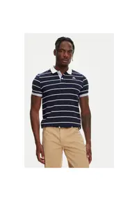 Tricou polo barbati 64131FW - Bumbac - Bleumarin - Bleumarin
