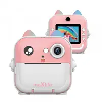Camera Digitala cu functie de printare MaXlife MXPC-100 Kids, Roz