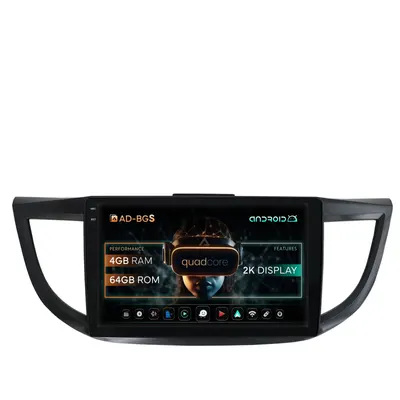 Navigatie 2K Honda CRV (2011-2016), Android, S-Quadcore 4GB RAM + 64GB ROM, 9.5 Inch - AD-BGS100042K+AD-BGRKIT003