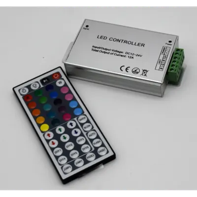 Controller banda LED RGB, 12V, 144W, telecomanda IR 44 taste
