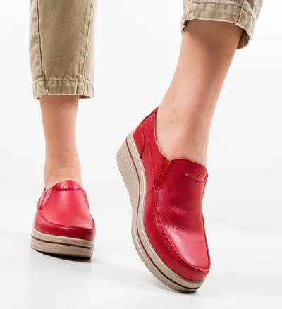 Pantofi Casual Rankin Rosii