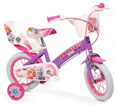 Bicicletă pentru copii Toimsa - Paw Patrol, 12'', violet