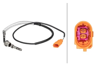 Senzor temperatura evacuare (dupa DPF) potrivit SEAT CORDOBA, IBIZA III, IBIZA IV, IBIZA IV SC; SKODA FABIA II, ROOMSTER, ROOMSTER PRAKTIK; VW POLO 1.4D 1.9D 10.01-06.10