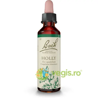 Bach 15 Holly (Ilice) Picaturi 20ml