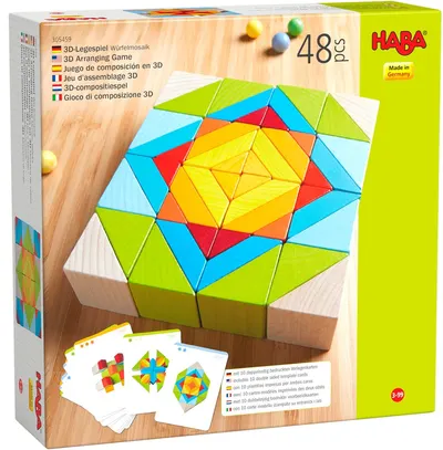 Mozaic din lemn Haba, 48 cm