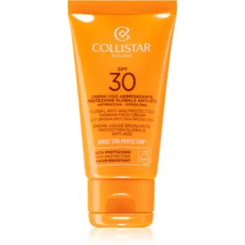 Collistar Special Perfect Tan Global Anti-Age Protection Tanning Face Cream crema protectie solara cu efect de antiimbatranire SPF 30