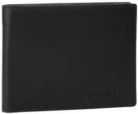 Portofel din piele pentru bărbați Bugatti Super Slim - Negru