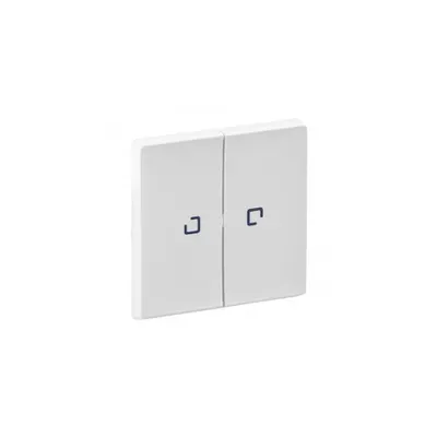 Capac Valena Life - 2 module illuminated / cu indicator - alb