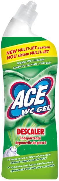 Detergent pentru toaletă ACE - WC Gel Descaling, 700 ml
