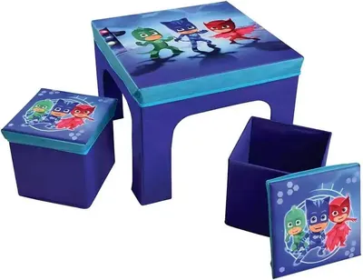 Set pentru copii masa cu doua taburete Fun House - PJ Masks