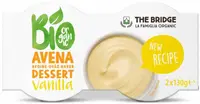 Desert organic din ovăz cu vanilie, 2 х 130 g, The Bridge