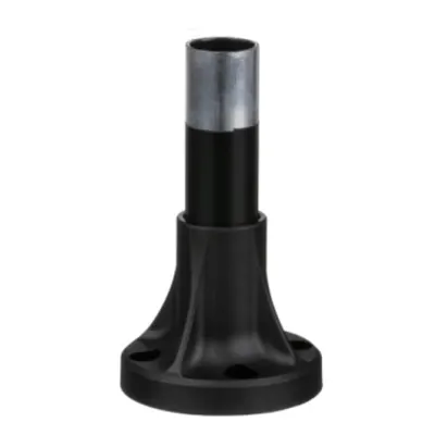 Tub Suport+baza de Fixare L=80 Mm, Aluminiu Negru, Xvb