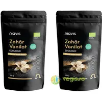 Pachet Zahar Vanilat Ecologic/Bio 100g+100g