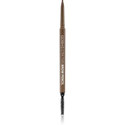 GOSH COPENHAGEN Ultra Thin creion sprâncene precise cu pensula culoare 002 Greybrown 0.35 g