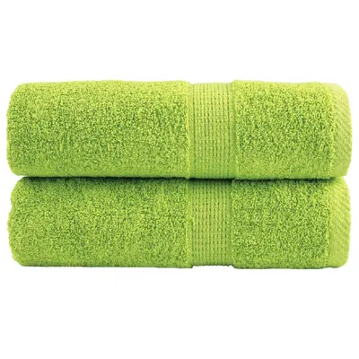 Gossi prosoape maini premium solund 2 buc verde 30x30 cm 600 gsm
