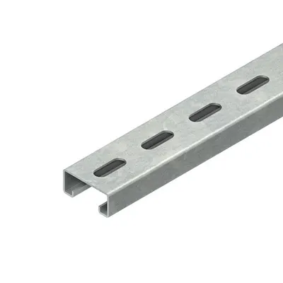 Profil C Tip 2987 Profil C, latimea fantei 26 mm, perforat 2987/6 SL