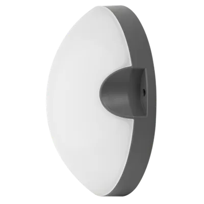 Plafoniera LED rotunda, gri, 11W, 4000K, 220-240V AC, IP54