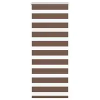 Gossi jaluzea tip zebra maro latime tesatura 55,9 cm poliester