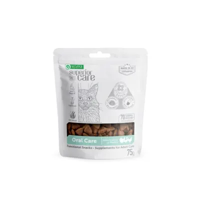 Natures Protection SC Recompense Oral Care cu Pasare pentru Pisici Adulte