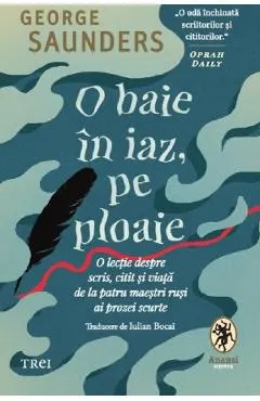 O baie in iaz, pe ploaie