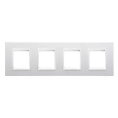 Placa ornament CProiector HORUS LUX international - IN TECHNOPOLYMER - 2+2+2+2 modul HORIZONTA - WHITE MONOCHROME - CProiector HORUS
