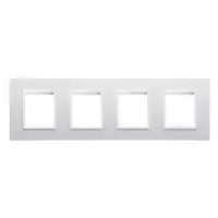 Placa ornament CProiector HORUS LUX international - IN TECHNOPOLYMER - 2+2+2+2 modul HORIZONTA - WHITE MONOCHROME - CProiector HORUS