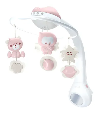 Carusel muzical cu proiector 3in1, Infantino, Roz