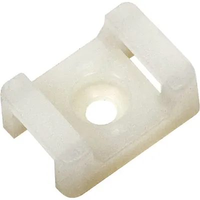 Platpentrum pentru screw PM 22x26x4mm Alb (100pcs)