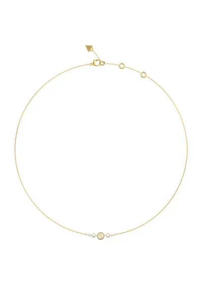 Colier decorat cu Mother of Pearl si cristale - Auriu