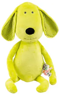 Jucărie moale de îmbrățișat Bali Bazoo - Dog, 58 cm, verde
