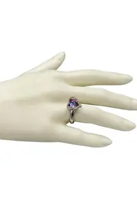 Inel Rainbow din cristal - multicolor