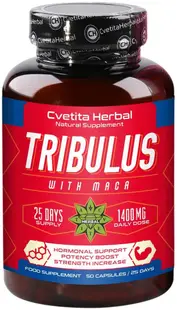 Tribulus with Maca, 700 mg, 50 capsule, Cvetita Herbal