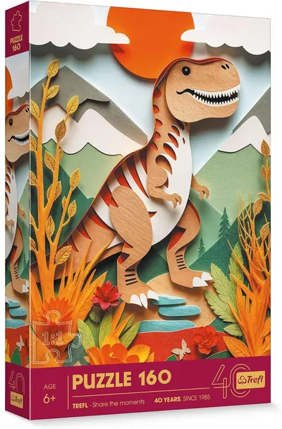 Puzzle Trefl cu 160 de piese - Dinozaur