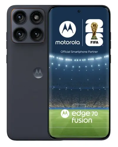 Telefon Mobil Motorola Edge 70 Fusion, Procesor Qualcomm SM7635 Snapdragon 7s Gen 3, Ecran AMOLED 6.78inch, 8GB RAM, 512GB Flash, Camera Duala 50 + 13 MP, Wi-Fi, 5G, Dual Sim, Android (Negru)