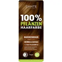 Vopsea de Par Bio, Castaniu-Maroniu, pe Baza de Plante, 100 g, LaVera and Sante