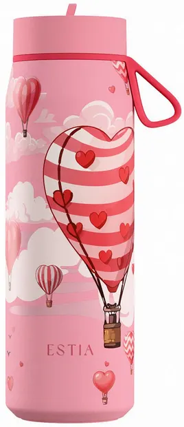 Sticlă termică cu mâner Estia Pulse - Love Ascend, 500 ml