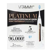 Periuta de dinti electrica Vitammy Platinum 96000 vibratiimin 5 moduri de periaj, 2 capete incluse