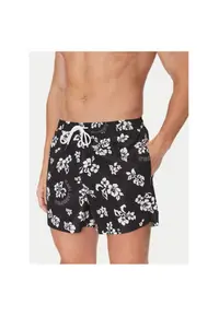 Pantaloni scurti de baie barbati A2M46035 - Poliester - Negru - Negru